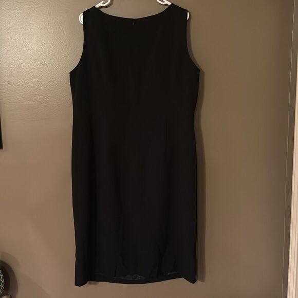 Jessica Howard Black Sleeveless Dress Plus Size 18W 41” long - Picture 3 of 6